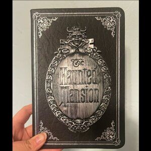 NEW Disney’s Haunted Mansion Journal Notebook Faux Leather Decorated Pages